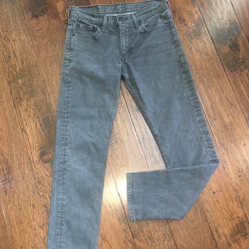Men’s Grey Levi Skinny Jeans